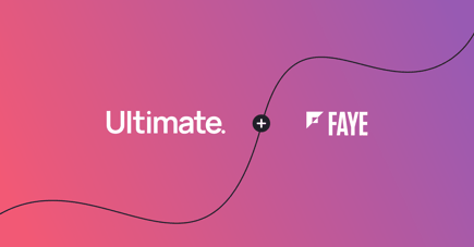 The Ultimate and Faye logos, with the Ultimate connector.