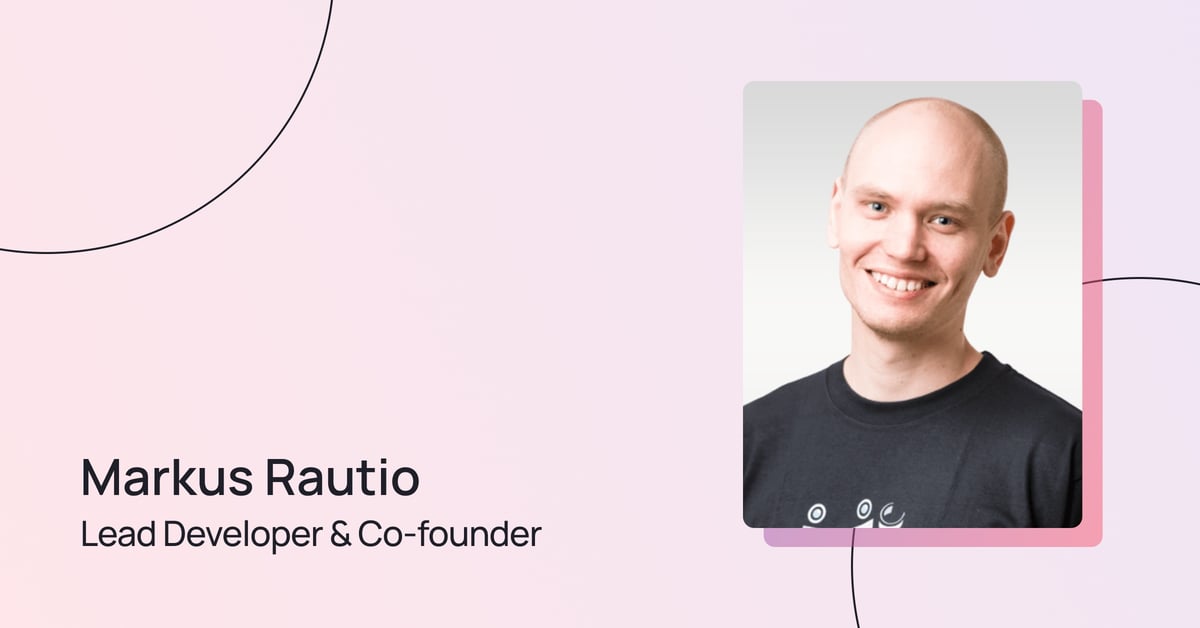 Markus Rautio, Co-founder and Lead Developer at Ultimate.