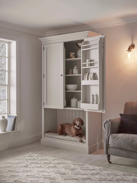 Cox&Cox_NEW Pet Bed Larder Cabinet - Soft Grey_£1950