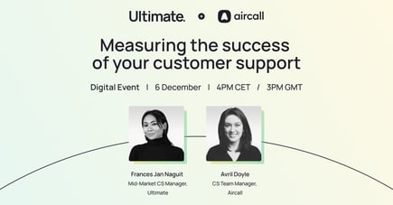 Frances Jan Naguit from Ultimate and Avril Doyle from Aircall.